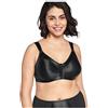 Naturana Reggiseno morbido minimiser, Nero , 5E