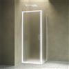 Siro Box doccia ad angolo 70x70 cm con 1 anta a battente bianco/stampato