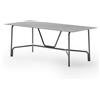 Unopiù Tavolo fisso SALÒ in alluminio e piano a scelta da 203x90 cm
