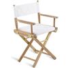 Unopiù Poltroncina pieghevole GINGER con struttura in teak e telo in cotone