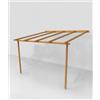 Unopiù Pergola addossata NAGI da 370x270/350 cm