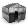 Unopiù Serra autoportante ORANGERIE con copertura di policarbonato in diverse dimensioni - Con 1 finestra e 1 porta