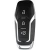 Fanxaolnes Guscio di ricambio per chiave telecomando a 3 pulsanti, per chiave telecomandata a 3 tasti, adatta per Ford Mondeo, S-Max, Edge, Mustang, Galaxy - Custodia Robusta per Telecomando Senza Chiave