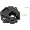 Bediffer Cover per chiave moto, Guscio per chiave moto solido durevole in metallo CNC Fit Sostituzione alla moda antiusura per CB650R CBR650R 2020+ per la riparazione(Nero)