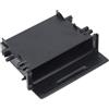 Headerbs Scatola di Immagazzinaggio per Autoradio, 1DIN Premium ABS Multi Applicazione Organizzatore Interno Nero Scatola di Immagazzinaggio per Autoradio Sostituzione Universale per