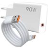 Atshld Caricatore USB C 90W con Cavo USB C 1M 6A per Xiaomi 15, 14 Ultra, 13 Ultra, POCO F6, X7 Pro, F7 Pro, Redmi Note 14, Mi Pad 6, Ricarica Rapida Turbo PD QC, Caricabatterie Turbo HyperCharge 67W/33W