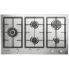 Indesit IN 9522 IX 1 Piano Cottura da Incasso 86 cm 5 Fuochi Gas Acciaio Inox Griglia in Ghisa