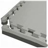 Toorx Fitness Tatami ad Incastro 100x100x4 cm. con 4 Bordi Grigio-nero Linea Toorx cod.MAT04-100BG