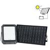 V-TAC FARO LED NERO 15W BIANCO NATURALE CON TELECOMANDO E PANNELLO SOLARE IP65 VT-102W-LED23439