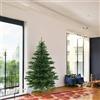 Dmora -Albero di Natale 150 cm Graz, Pino Artificiale, Albero Effetto Reale, Alberello Natalizio Extra folto, 120x120 h150 cm, Verde
