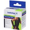 Actimove Leukotape K Tape Kinesiologico 5cm x 5 m colore Nero, 1 pezzo