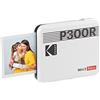 KODAK Mini 3 Retro 4PASS Stampante Fotografica Portatile (7.6x7.6cm) + 8 Fogli, Bianco