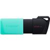 Kingston DataTraveler Exodia M PenDrive USB 3.2 Gen 1 DTXM/256GB- con cappuccio removibile (Nero + Verde ottanio)