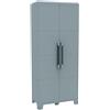 TERRY STORAGE Armadio alto Trasforming Modular 4 TERRY STORAGE in resina, grigio L 78 x H 185 x P 44 cm 2 ante, adatto per interno/esterno