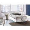 Dmora Talamo Italia - Letto piazza e mezza Claudia, Letto contenitore con rivestimento in tessuto, 100% Made in Italy, Apertura frontale, adatto per materasso Cm 120x200, Tortora