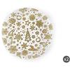 Excelsa Gold Set 2 Piatti Portata/Panettone, Vetro