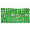 Relaxdays Tappeto Gioco Bambini, Puzzle 18 Tasselli, Design con Strade, Tappetino Gattonare 178,5 x 90 cm, Multicolore