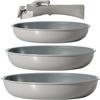 BLAZANT Set Padelle Antiaderenti, maniglia rimovibile, set da 3 padelle da 20, 24 e 28 cm con Rivestimento in Ceramica, senza PFAS, adatto a tutti i tipi di piani cottura, Adatto al forno e alla lavastoviglie