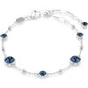 SWAROVSKI BRACCIALETTO IMBER, TAGLIO TONDO BLU