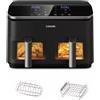 Cosori Friggitrice ad aria calda Cosori Dual Basket 1750W 8.5l Nero [CAF-R901-AEU]