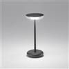Perenz Srl Lampada da Tavolo a led Ricaricabile Grigio Scuro Luce Calda 3000k Soap Perenz