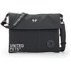 United Pets Pochette Borsa City Bag con Tracolla Linea CityLife Grigio Antracite