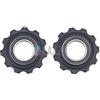 BBB Cycling - Pulegge deragliatore Rollerboys - Materiale svizzero EMS con miscela di fibra di vetro al 40% - Set di boccole per diversi sistemi di cambio - Nero