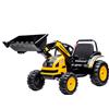 HOMCOM Escavatore Cavalcabile per Bambini 3-5 Anni, a Batteria 6V con Suoni e Luci, Velocità 1.5-2.5 km/h, 132cmx62cmx65cm, Giallo | Aosom