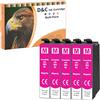 LOSMANN D&C 5x Magenta Cartucce d'inchiostro compatibili con Epson 603 XL per Epson Expression Home XP-2100 XP-2105 XP-3100 XP-3105 XP-4100 XP-4105 Epson WorkForce WF-2810DWF WF-2830DWF WF-2835DWF WF-2850