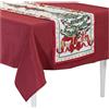 Preziosa Home Tovaglia e Runner Ass. Natale 140 x 240 + 40 x 240 Cm Antimacchia 1 Pz