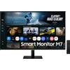 Samsung M7 S32FM702UU Monitor PC 81,3 cm [32] 3840 x 2160 Pixel 4K Ultra HD LED Nero (SAMSUNG 32IN SMART M70F) [LS32FM702UUXXU]