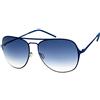 Italia Independent Occhiali da Sole Mod 0209 I-THIN METAL BLUE per Uomo di Alta Qualita' e Design Elegante