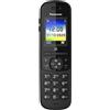 Panasonic KX-TGH710 Cordless Dect -Gap Display 1,8'' a colori Blocco chiamate Rubrica Vivavoce Resistente Nero