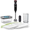 Bosch MS6CB61V1 - Frullatore a immersione 1000?W, 12 velocita', accessorio bicchiere graduato 0,6?L, lama in acciaio inox, Nero-Antracite