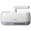 Midea B5D Vacuum - Battitappeto portatile ciclonico antiacaro per materassi, ricaricabile, capacita' 0,35?L, autonomia 20?min, filtro ciclone + UV, Bianco-Grey