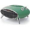 Ariete - 8211 Vintage - Termoventilatore da tavolo, potenza 2?000?W, 2 livelli di calore + ventilazione estiva, termostato regolabile, protezione anti-surriscaldamento, Verde