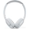Philips Cuffia a Padiglione Bluetooth Wireless con Microfono Archetto Pieghevole in Bianco TAUH202W
