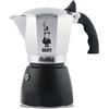 Bialetti Brikka 2 Tazze Moka Caffe' Design Compatto per Aromi Intensi e Gusto Ricco