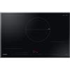 Samsung NZ84C6057KK-U1 - Piano cottura a induzione, 80 cm, 4 zone, Flex Zone Plus, Wi-Fi SmartThings, Nero