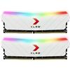 PNY Ram 16GB (2x8GB) XLR8 Gaming EPIC-X RGB DDR4 3200MHz Kit di Memorie RAM DIMM Colore Bianco