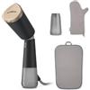 Philips 5000 Series STH5030-80 - Ferro a vapore verticale portatile, 1300?W, piastra metallo inox, serbatoi 120?ml + 200?ml, riscaldamento 35?s, modalita' Eco-Max, testa regolabile, guanto protettivo e StyleMat inclusi, compatibile con tutti i tessuti, …