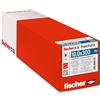 Fischer Viti per Legno e Costruzioni PowerFull II CHTF 10,0x300, Filetto Totale, Testa Cilindrica, Impronta Torx, Zincata Bianca, 25 Pz, 562970