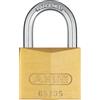 ABUS Lucchetto in Ottone 65/35 - Lucchetto per Cantina, Armadietto e Molto Altro - Corpo in Ottone Massiccio - Arco in Acciaio Temprato - Livello di Sicurezza ABUS 4