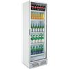 Frigo vetrina bibite bianco- capacità 308 Lt - Dim. cm. 60x64x176,5H