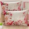 PETTI Artigiani Italiani - Coppia di Federe Cuscino 40x80 cm in Microfibra, Cuscini Arredo Camera da Letto, Divano, Salotto, Set 2 Fodere Copricuscino, Federa Floreale 152, 100% Made in Italy