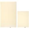 THUN Set 2 asciugamani crema, 100% cotone, Collezione Iconic Elengance, 40 x 60 cm, 60 x 100 cm