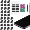 Noviatrix 34 Pezzi Kit Antipolvere per Telefono, Silicone Tappo USB C, Tappo Antipolvere Cellulare con Kit di Pulizia, Impermeabile e Antipolvere per Dispositivi Porta Tipo-C