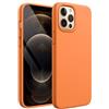 JETech Cover Silicone per iPhone 12 Pro Max 6,7 Pollici, Protettiva per Tutto il Corpo Morbida al Tatto, Custodia Antiurto con Fodera in Microfibra (Giallo Marigold)