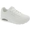 Skechers Uno Stand On Air, Scarpe da ginnastica Donna, White Durabuck, 37 EU Larga