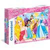 CLEMENTONI S.P.A. DISNEY PRINCESS MAXI PUZZLE 104PZ CLEMENTONI, GIOCO EDUCATIVO, PER BAMBINI